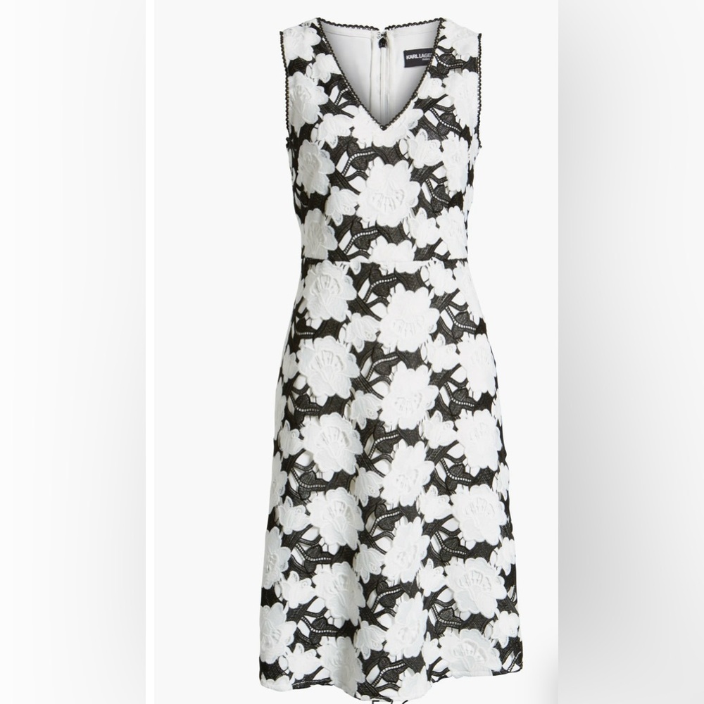 Karl Langerfeld Paris Lace Dress